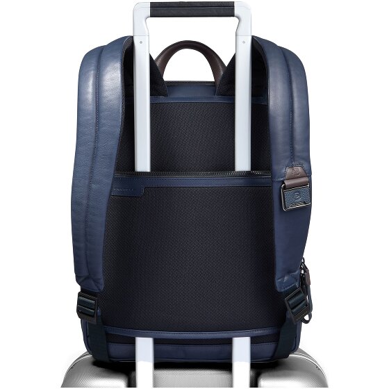 Piquadro Harper Dagrugzak Leer 38 cm Laptop compartiment