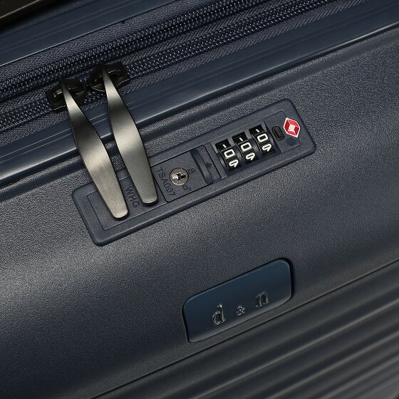 d&n Travel Line 4700 4 wielen Cabinewagen 55 cm met uitbreidingsplooi