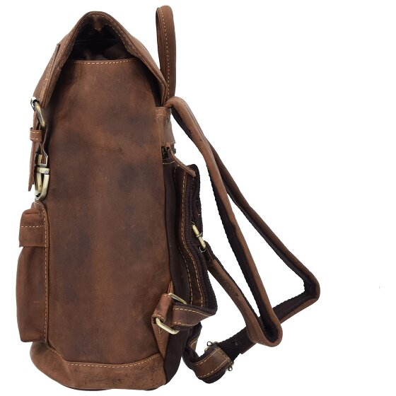 Greenburry Vintage rugzak leer 42 cm Laptop compartiment