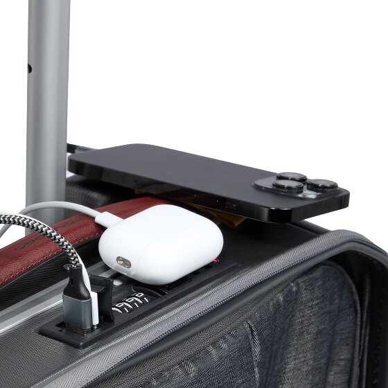 Piquadro PQLM 4 wielen Cabinewagen 55 cm Laptop compartiment