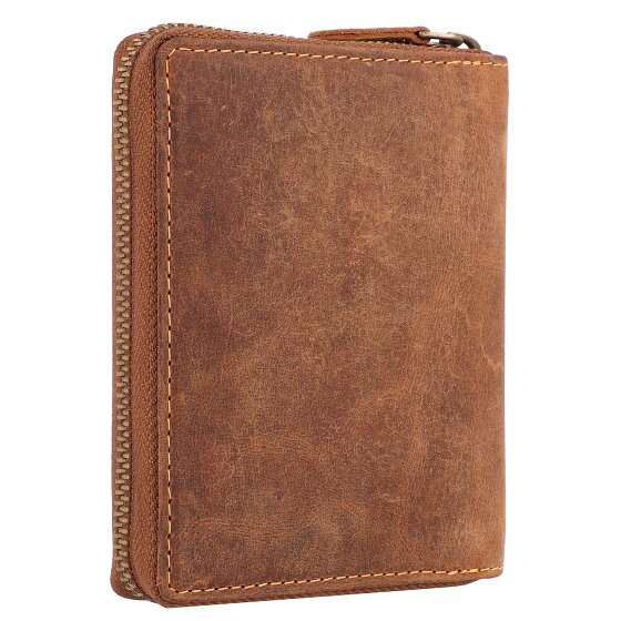 Greenburry Vintage Dierenriem Portemonnee Leer 10 cm