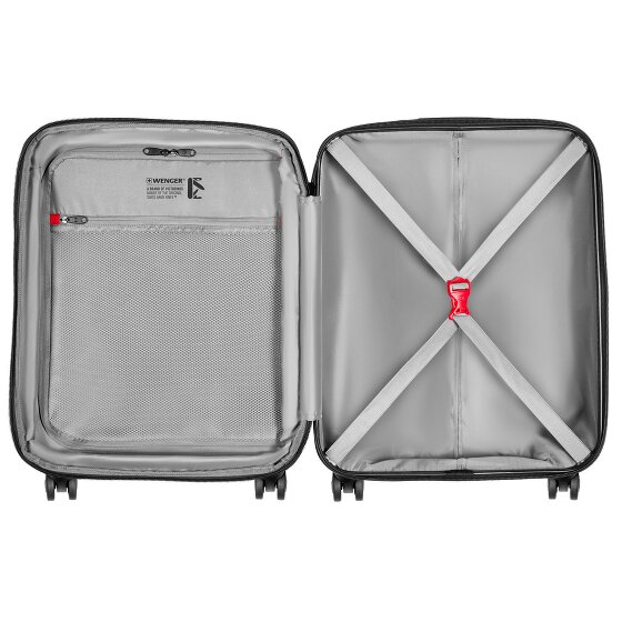 Wenger Prymo 4 wielen Cabinewagen 55 cm met uitbreidingsplooi Wenger Prymo 4 wielen Cabinewagen 55 cm met uitbreidingsplooi