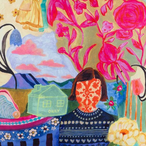 Oilily Painting Sabina Shopper Tas 70 cm