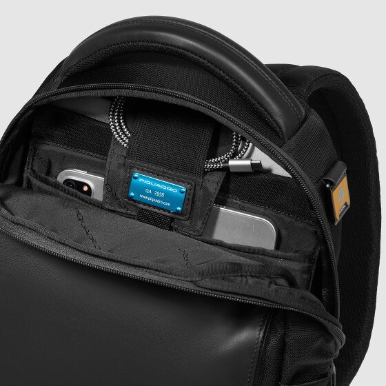 Piquadro Orion Zakelijke rugzak RFID-bescherming 38 cm Laptop compartiment