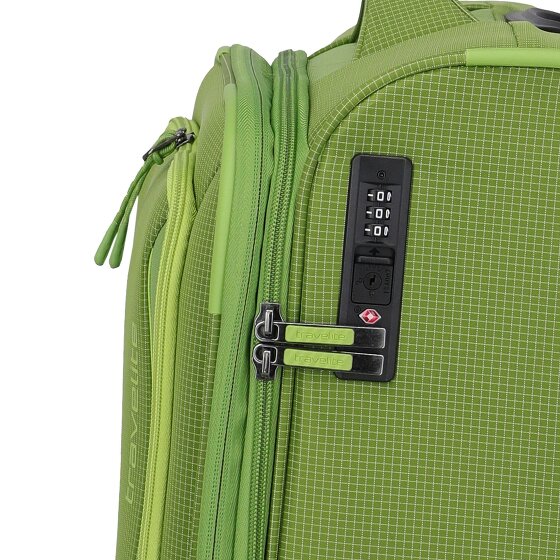 Travelite Corsiica 4 wielen Cabinewagen S 55 cm met uitbreidingsplooi