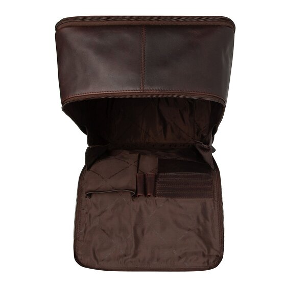 The Chesterfield Brand Calden Dagrugzak Leer 40 cm Laptop compartiment