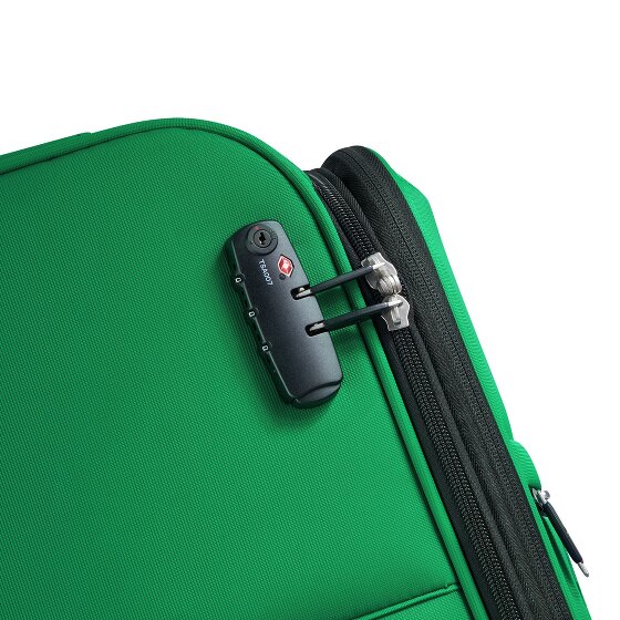 Delsey Paris x United Colors of Benetton Colour Block 4-wiel trolley 77cm met uitbreidingsvouw