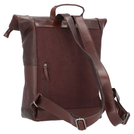 Leonhard Heyden Roma Zakelijke rugzak Leer 40 cm Laptop compartiment