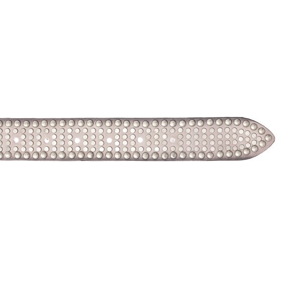 b.belt Riva Studded Belt Leer