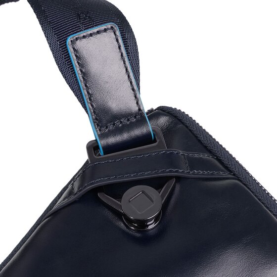 Piquadro Blue Square Schoudertas Leer 30 cm