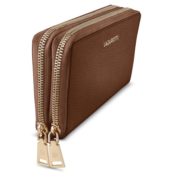 Lazarotti Bologna Leather Portemonnee RFID-bescherming Leer 20 cm