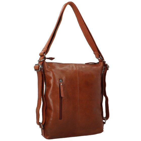 Greenburry Soft Washed Schoudertas Leder 29.5 cm
