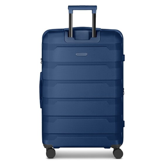 d&n South Dakota 4 wielen Trolley L 76 cm met uitbreidingsplooi