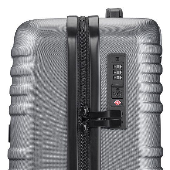 Pack Easy Mena 4 wielen Trolley 64 cm met uitbreidingsplooi