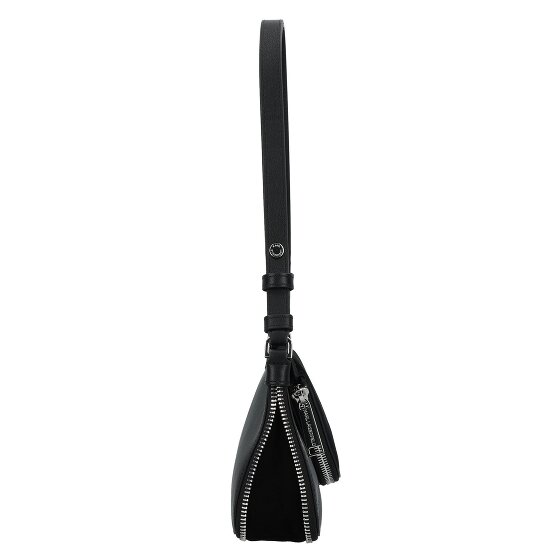 Karl Lagerfeld Behind the Seams Mini tas Schoudertas Leer 18 cm met uitbreidingsplooi