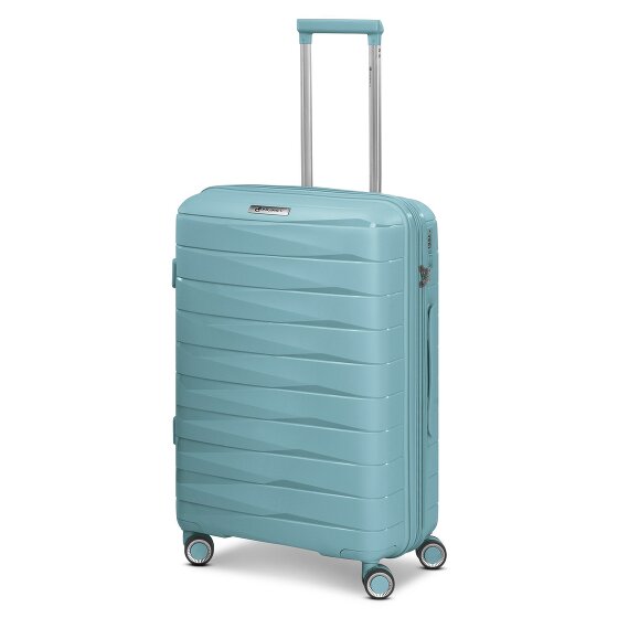 Franky London 4 wielen Trolley M 65 cm met uitbreidingsplooi