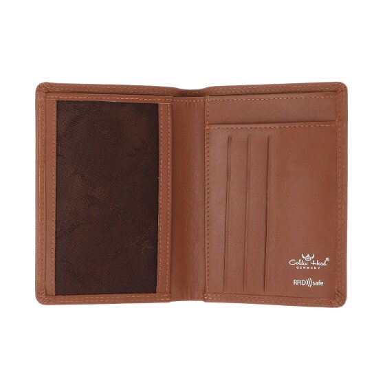 Golden Head Polo Identiteitskaart etui RFID Leer 9 cm