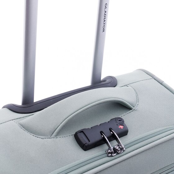 Gladiator 3700 4 wielen Cabinewagen 55 cm met uitbreidingsplooi Gladiator 3700 4 wielen Cabinewagen 55 cm met uitbreidingsplooi