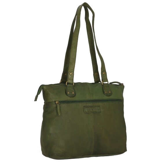 Greenland Nature Femi & Nine Leren Schoudertas 35 cm