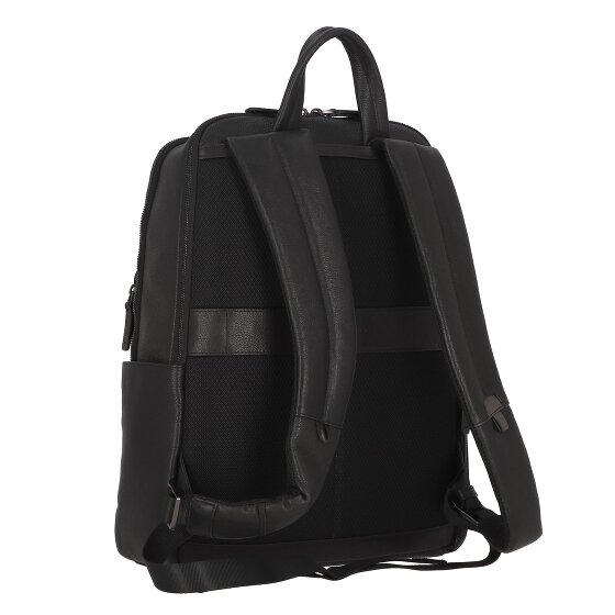 Piquadro Paavo Dagrugzak Leer 43 cm Laptop compartiment