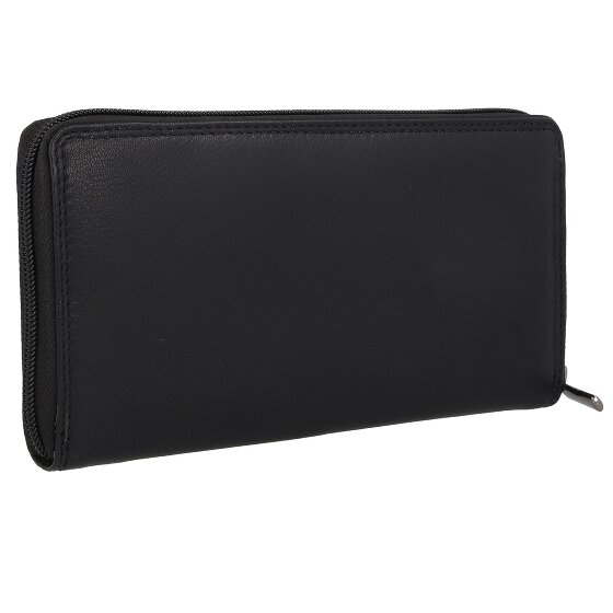 mano Donna Giulia Portemonnee Leer 20 cm