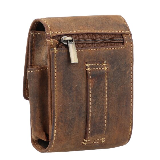 Greenburry Vintage sigarettenkoker leer 7,5 cm