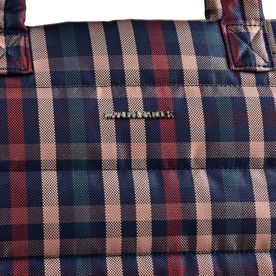 Mandarina Duck Tartan Shopper Tas 42 cm