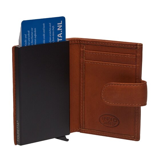 The Chesterfield Brand Leipzig Kredietkaart etui RFID-bescherming Leer 7.5 cm
