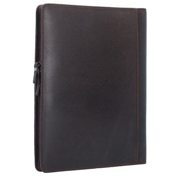 Leonhard Heyden Dakota Schrijfmap Leer 32 cm Laptopvak
