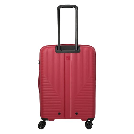 Travelite Air Stripe 4 wielen Kofferset 3-delig met uitbreidingsplooi