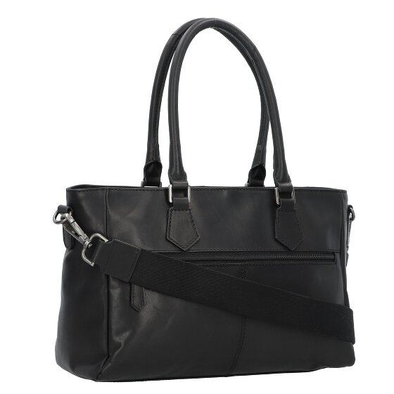 Greenburry Pure Black Handtas Leer 33 cm