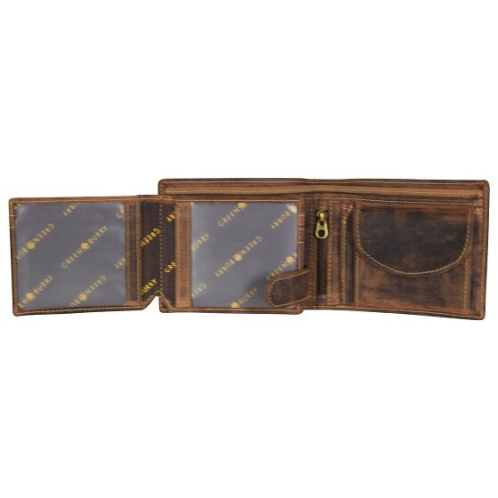 Greenburry Vintage Eagle Leren Portemonnee 12,5 cm