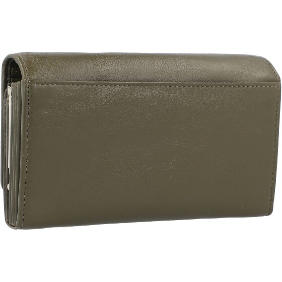 Mika Leren portemonnee 17 cm