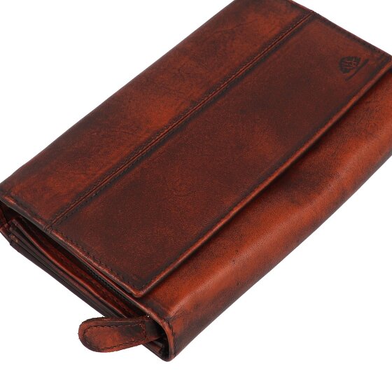 Greenburry Destressed Portemonnee RFID-bescherming Leer 13 cm