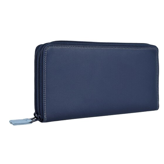 Mywalit Grote dubbele ritssluiting portemonnee leer 18 cm