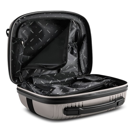 Redolz Essentials 14 kofferset 2 stuks cabine trolley met stretch vouw + beautycase