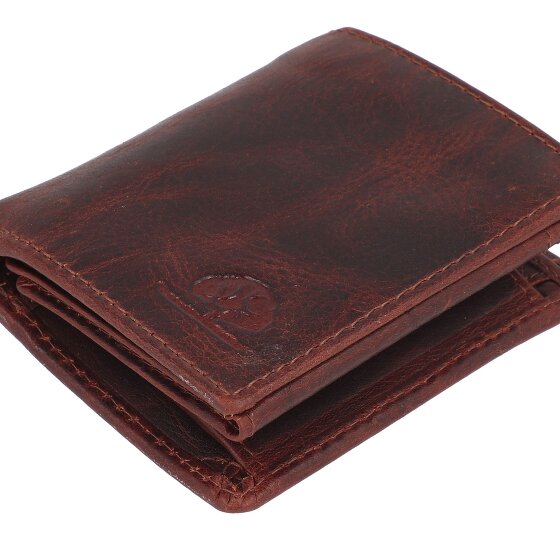 Greenburry Rugged Portemonnee RFID-bescherming Leer 8.5 cm