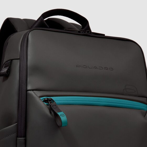 Piquadro Corner Zakelijke rugzak RFID-bescherming 43 cm Laptop compartiment