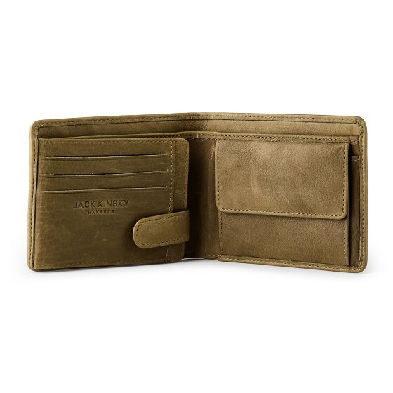 Jack Kinsky Aruba Portemonnee RFID-bescherming Leer 12 cm