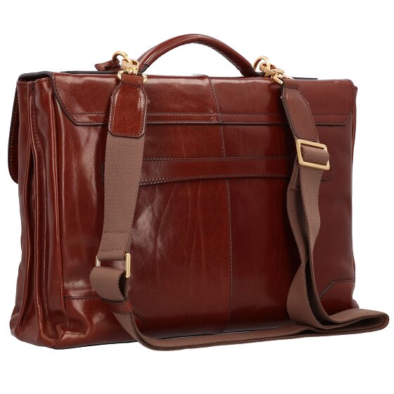 The Bridge Vespucci aktetas leder 40 cm Laptopcompartiment