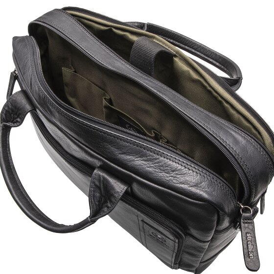 Strellson Hyde Park Charles Koffer Leer 39 cm Laptop compartiment