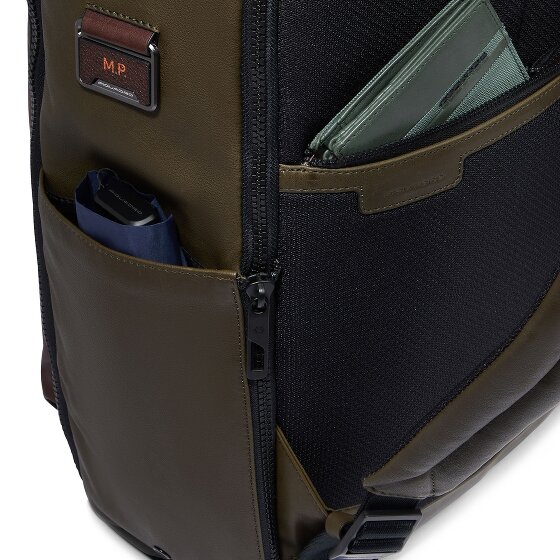 Piquadro Harper Dagrugzak Leer 44 cm Laptop compartiment