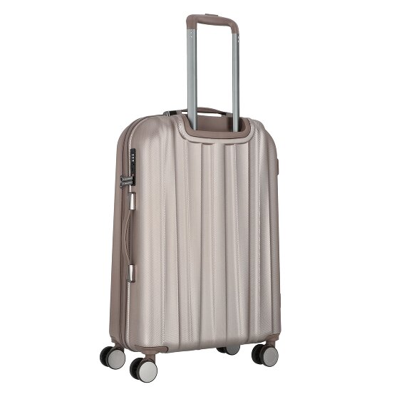Polestream Moonrock 4 wielen Trolley M 69 cm met uitbreidingsplooi