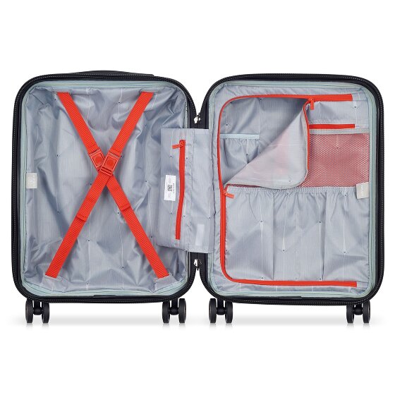 Delsey Paris Shadow 5.0 Slim 4-Wiel Cabin Trolley 55 cm