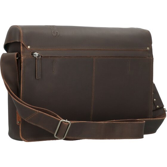 aunts & uncles Hunter Big Judd Aktetas Leder 41 cm Laptopcompartiment