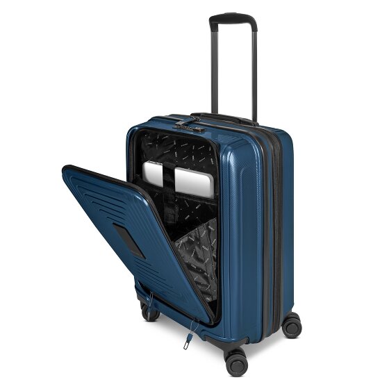 Redolz Essentials 14 4 wielen Cabinewagen S 55 cm Laptop compartiment met uitbreidingsplooi