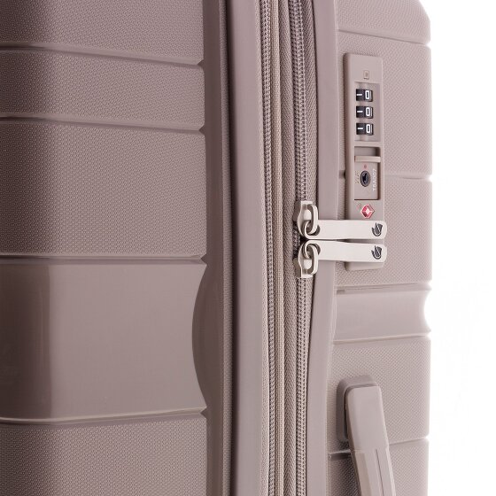 Gladiator 3800 4 wielen Trolley 67 cm met uitbreidingsplooi