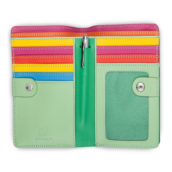 Mywalit Portemonnee RFID-bescherming Leer 8 cm