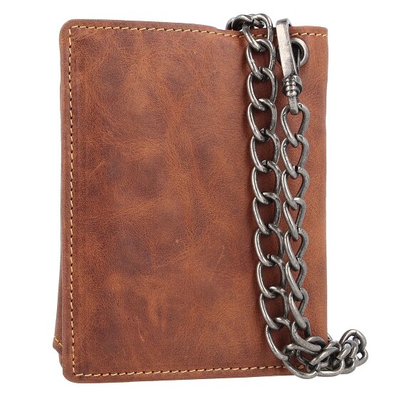 Greenburry Vintage Café Racer Portemonnee RFID Leer 9,5 cm