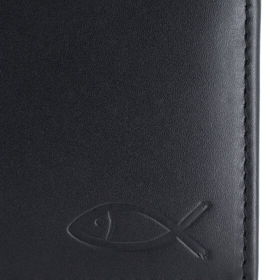 oxmox Leather Portemonnee RFID-bescherming Leder 12 cm
